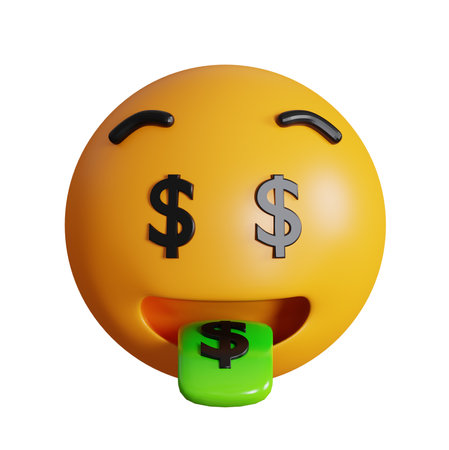 emoji 3d icon high render resolutionの写真素材