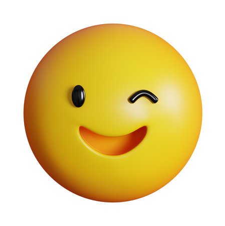 emoji 3d icon high render resolutionの写真素材