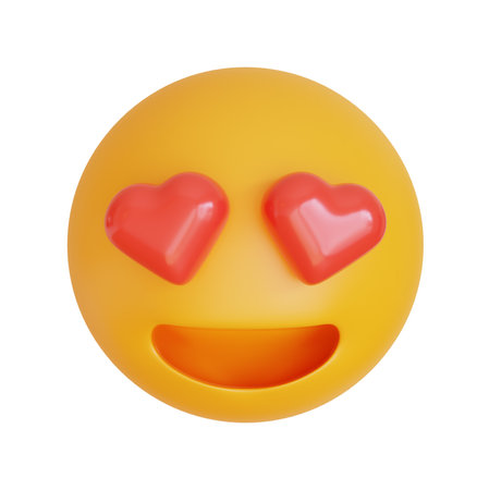 emoji 3d icon high render resolutionの写真素材