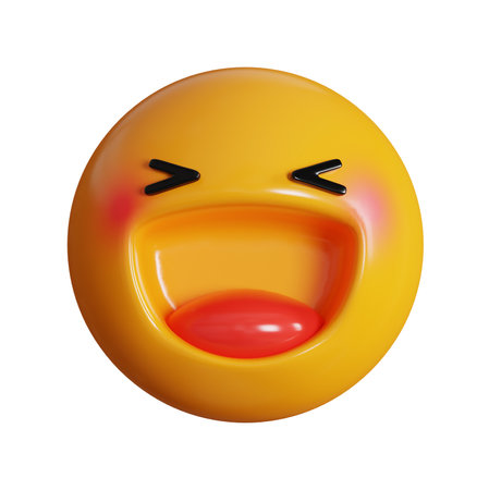 emoji 3d icon high render resolutionの写真素材