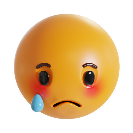 emoji 3d icon high render resolutionの写真素材