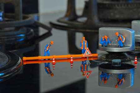 Miniature Figure People  Workers, toys kids, Plumber, ice cream, kungfu,hulkの写真素材