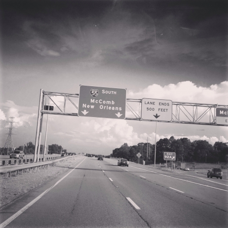 Beautiful shot of the highway landscapeの素材