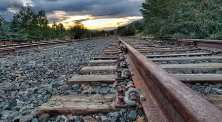 Railroad trackの写真素材