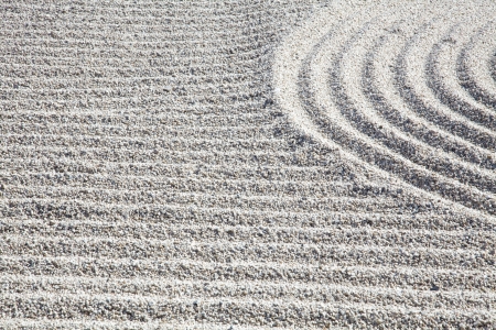 ripple mark of Japanese garden