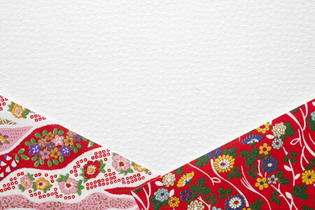 Japanese paper and Chiyogamiの写真素材
