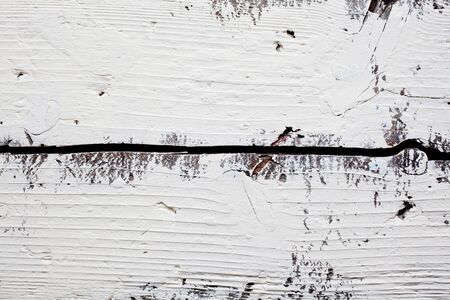 White wood board texture backgroundの写真素材