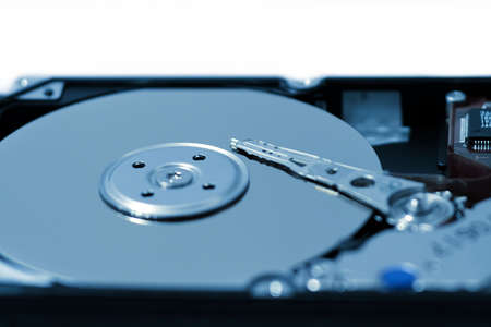 Close-Up of Harddrive/Harddisc