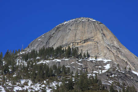 North Dome, Yosemite National Park, Californiaの写真素材