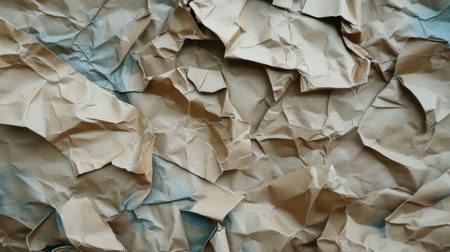 lightly crumpled brown paper texture with rough edges and deep creases, vintage feel --chaos 30 --ar 16:9 --v 6.1 Job ID: 8d419f56-c1e4-41c0-949a-06d46fa7bde4の素材