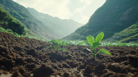 organic farm with sustainable practices, crop rotation, and integrated pest management --chaos 30 --ar 16:9 --v 6.1 Job ID: 813ee777-5418-4e74-bd33-615605e17cb0の素材