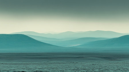 overcast day in the hills, moody rustic terrain, nature untouched --chaos 30 --ar 16:9 --v 6.1 Job ID: dd3fab7e-75a4-4067-913a-71ef0ff1b703の素材