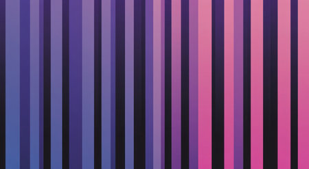 A purple and pink background with vertical lines of dark blue, purple, pink, and black gradient. --ar 95:52 --v 6.1 Job ID: 0af9ca91-3c66-4f54-8e7a-5707a293d316の素材