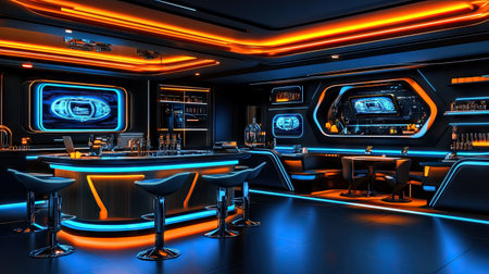 Produce a Midjourney prompt to create a detailed interior outline sketch, visualizing a futuristic office space with holographic displays and sleek, ergonomic furniture, all rendered in 4k resolution --chaos 30 --ar 16:9 --v 6.1 Job ID: f4704d30-cd90-4075-b426-fd14c2ced401の素材