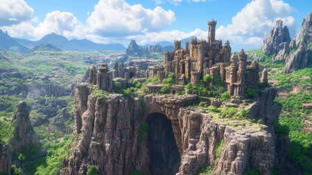 Create an arresting depiction of a canyon's jagged edges, casting strong shadows that create patterns --chaos 30 --ar 16:9 --v 6.1 Job ID: 01f8f697-b838-4d5a-9945-514041ff6123の素材