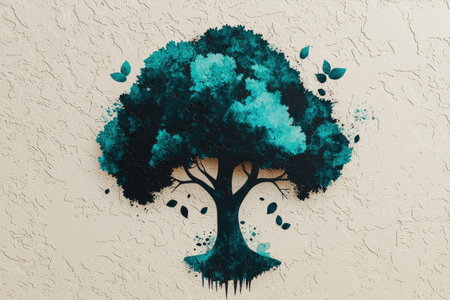 Sticker of an abstract black broccoli with cyan leaves, drawn in the style of kidcore on paper, with blue and green watercolor, in a vintage, 90s style, on a beige background, high resolution, high quality, high detail, clipart, 3D render, Octane rendering, retro. --chaos 30 --ar 3:2 --quality 2 --stylize 250 --v 6.1 Job ID: 7c867f1b-d7fe-4552-8079-19c467aa3d3eの素材