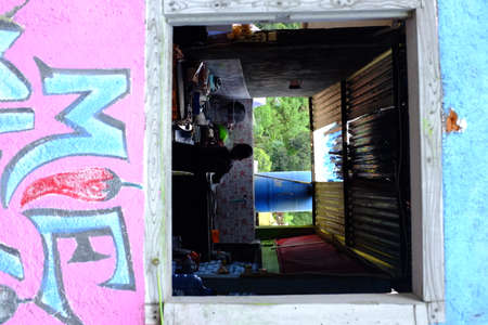 Graffiti on the wallsのeditorial素材