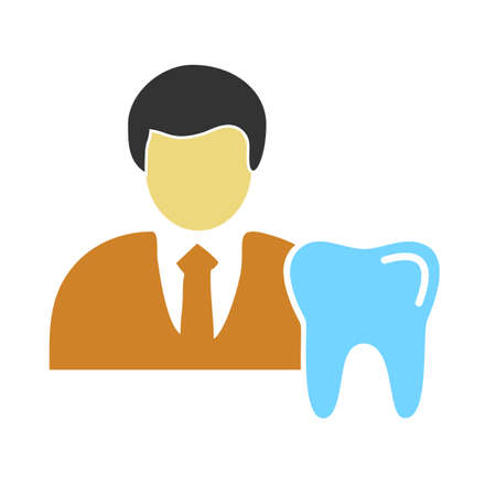 Dentist vector image to be used in web applications, mobile applications and print media.のイラスト素材