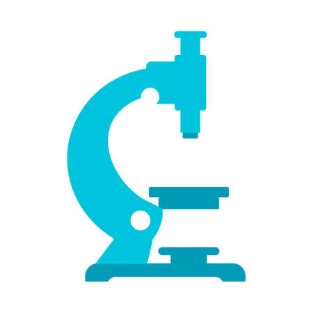 Microscope vector image to be used in web applications, mobile applications and print media.のイラスト素材