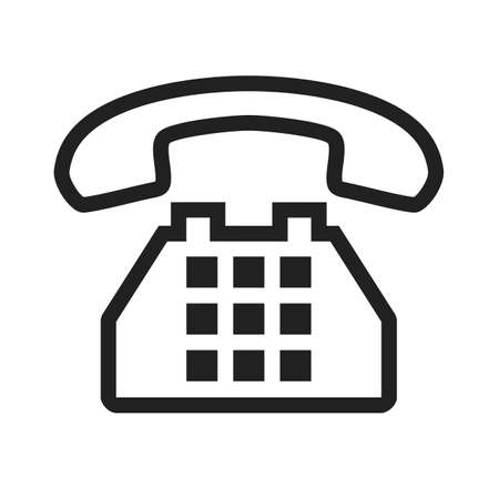 Telephone vector image to be used in web applications, mobile applications and print media.のイラスト素材