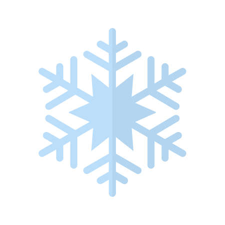 Snowflake vector image recommended for use on web applications, mobile applications, and print media.のイラスト素材