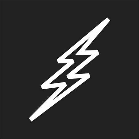 Lightning Bolt vector image to be used in web applications, mobile applications, and print media.のイラスト素材