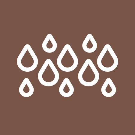 Rainy weather vector image to be used in web applications, mobile applications, and print media.のイラスト素材