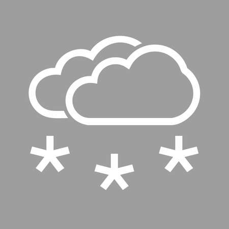 Light Snowing vector image to be used in web applications, mobile applications, and print media.のイラスト素材