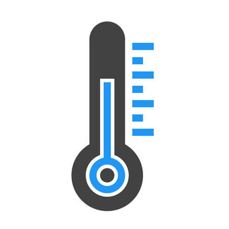 Thermometer, equipment, temperature icon vector image. Can also be used for weather, forecast, season, climate, meteorology. Suitable for web apps, mobile apps and print media.のイラスト素材