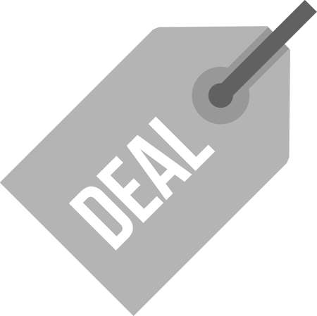 Tag, deal, offer, label icon vector image. Can also be used for ecommerce, shopping, business. Suitable for web apps, mobile apps and print media.のイラスト素材