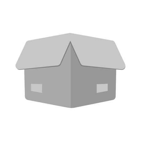 Package, parcel, gift, box icon vector image. Can also be used for ecommerce, shopping, business. Suitable for web apps, mobile apps and print media.のイラスト素材