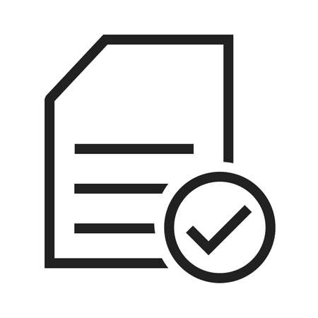 Checklist, items, task, list, document icon vector image. Can also be used for ecommerce, shopping, business. Suitable for web apps, mobile apps and print media.のイラスト素材