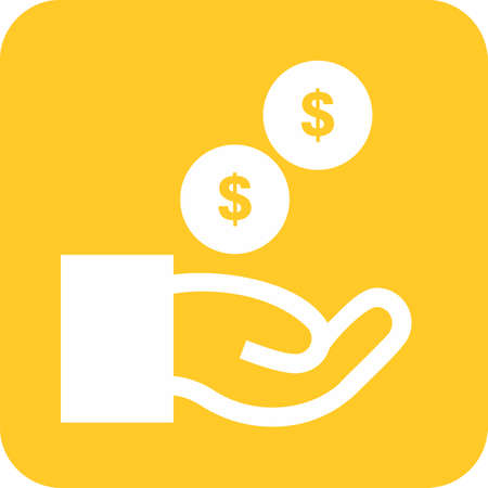 Cash, dollar, cents, funding icon image.のイラスト素材