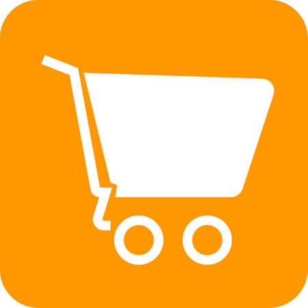 Cart, empty, trolley, basket icon image. のイラスト素材