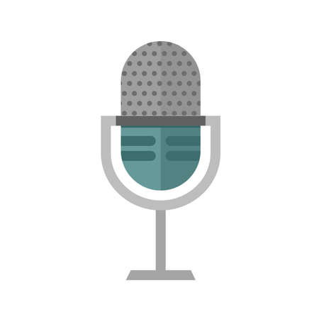 Microphone, audio, sound, equipment icon image.のイラスト素材