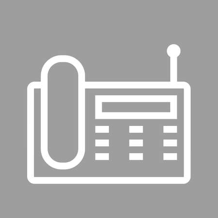 Wireless, landline phone, digital set icon image. のイラスト素材