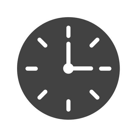 Clock, watch, time icon vector image. Can also be used for banking, finance, business. Suitable for web apps, mobile apps and print media.のイラスト素材