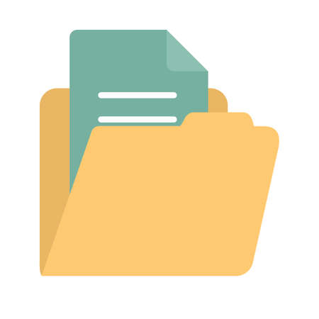 File, folder or document iconのイラスト素材