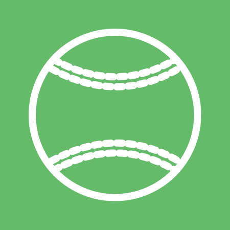 Ball, baseball, softball icon vector image. Can also be used for sports, fitness, recreation. Suitable for web apps, mobile apps and print media.のイラスト素材