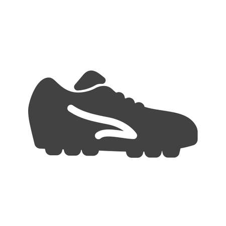 Football, shoes, soccer, player, foot wear icon vector image. Can also be used for sports, fitness, recreation. Suitable for web apps, mobile apps and print media.のイラスト素材