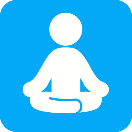 Yoga, aerobics, exercise, fitness, sports icon vector image. Can also be used for fitness, recreation. Suitable for web apps, mobile apps and print media.のイラスト素材