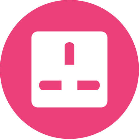 Socket, plug, outlet icon vector image. Can also be used for energy and technology. Suitable for web...