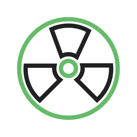 Radiation, radioactive, nuclear icon vector image. Can also be used for energy and technology. Suitable for web apps, mobile apps and print media.のイラスト素材