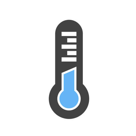 Thermometer, measurement, temperature icon vector image. Can also be used for energy and technology. Suitable for web apps, mobile apps and print media.のイラスト素材