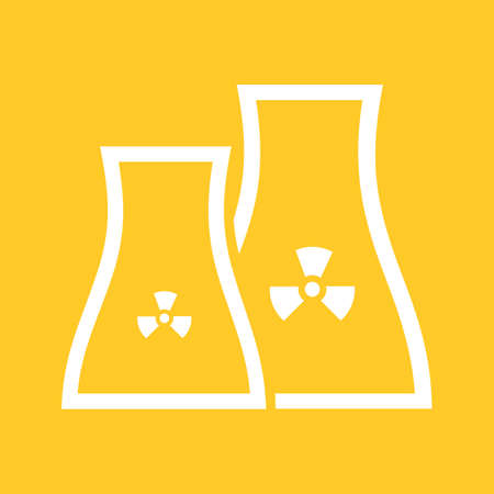 Nuclear, power, plant icon vector image. Can also be used for energy and technology. Suitable for web apps, mobile apps and print media.のイラスト素材