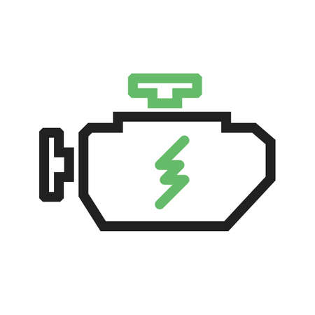 Engine, motor, power icon vector image. Can also be used for energy and technology. Suitable for web apps, mobile apps and print media.のイラスト素材