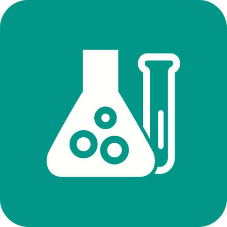 Chemistry, scientific, analysis, chemical reaction icon vector image. Can also be used for education, academics and science. Suitable for use on web apps, mobile apps, and print media.のイラスト素材