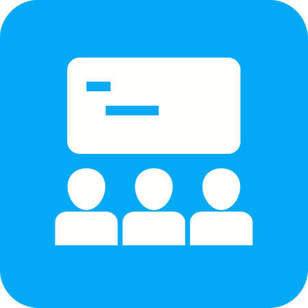 Class, classroom, school icon vector image. Can also be used for education, academics and science. Suitable for use on web apps, mobile apps, and print media.のイラスト素材