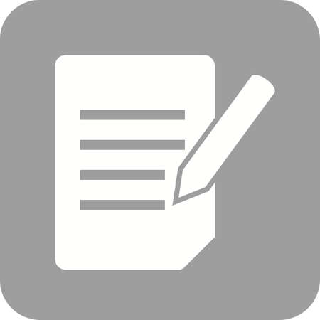 Assignment, book, education icon vector image. Can also be used for education, academics and science. Suitable for use on web apps, mobile apps, and print media.のイラスト素材