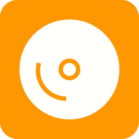 Cd, dvd, disc icon vector image. Can also be used for computer and hardware. Suitable for use on web apps, mobile apps and print media.のイラスト素材